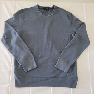 Banana Republic Blue Cotton Crewneck Sweater Men’s Size L Long Sleeve